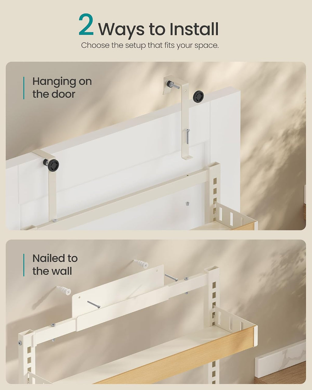8-Tier Over Door Storage Spice Rack