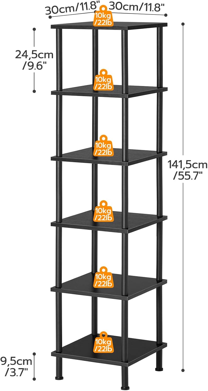 6-Tier Corner Display Storage Rack