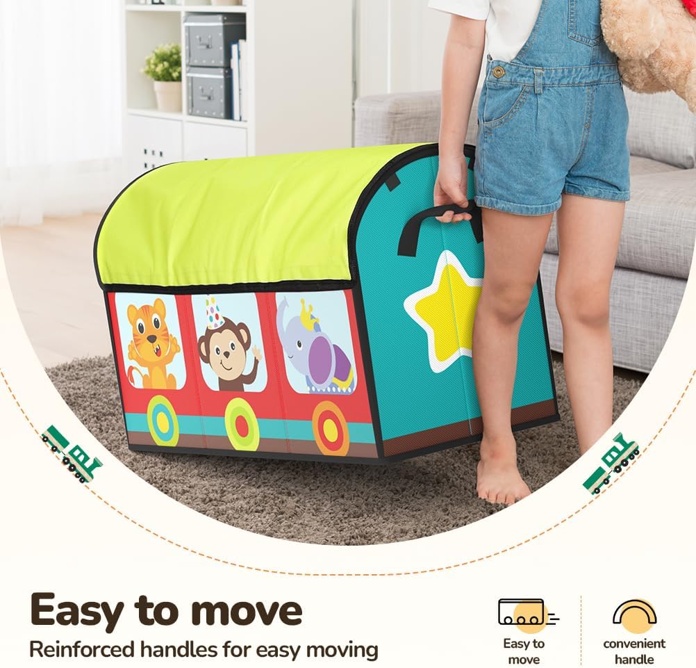 Flip-Top Kids Toy Storage Chest