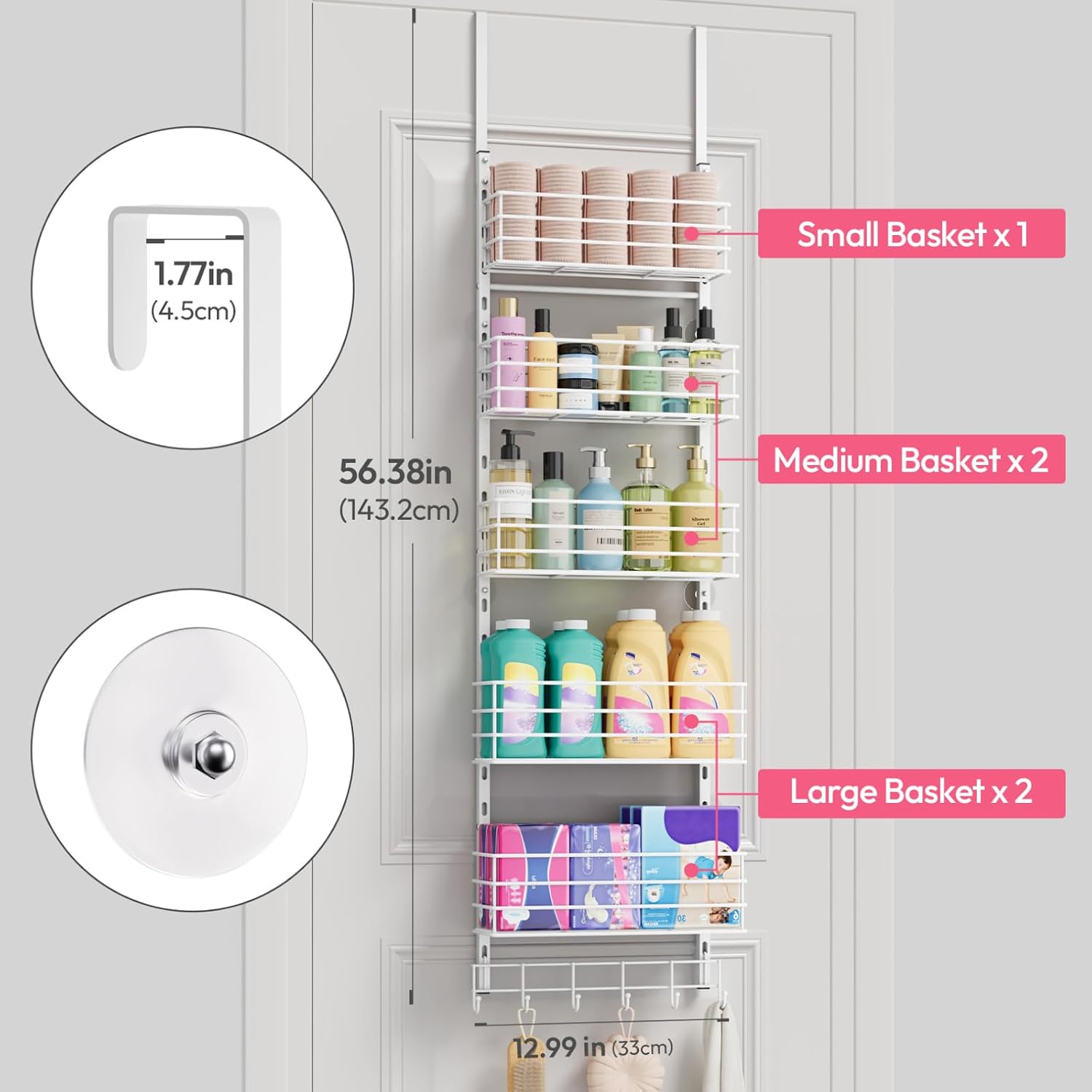 Over Door Hanging Storage Organizer