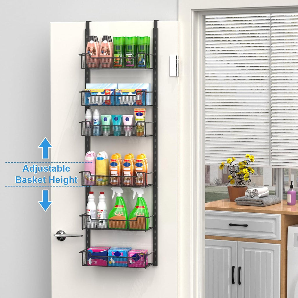 6-Tier Over Door Spice Storage Rack