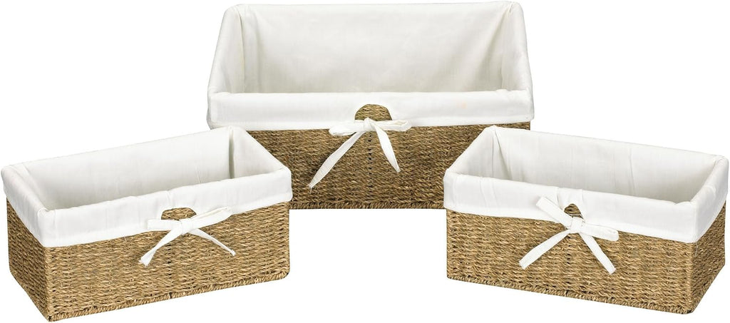 Seagrass Baskets With Removable Liners
