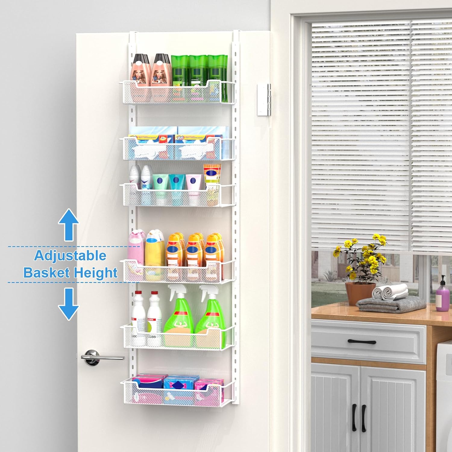 6-Tier Over Door Spice Storage Rack