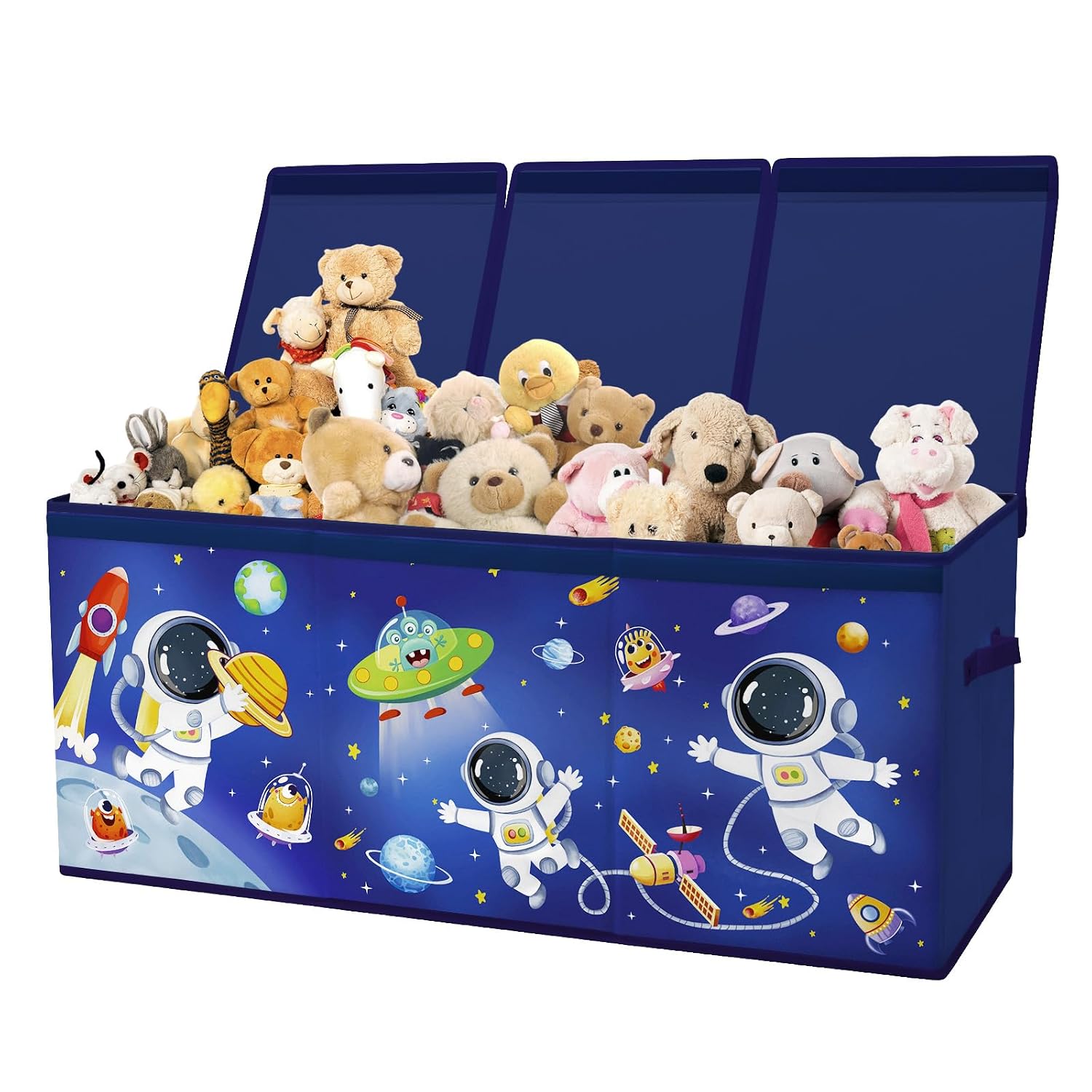 Collapsible Toy Storage Box with Lid