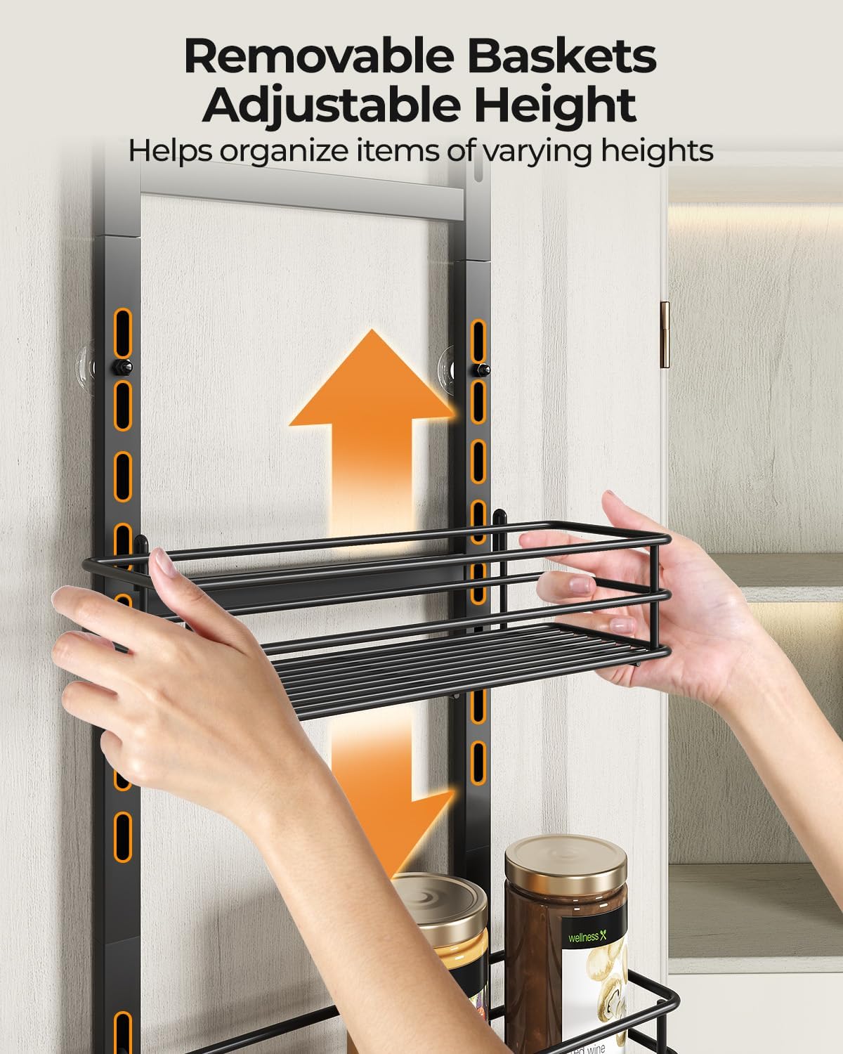 5-Tier Over Door Storage Organizer