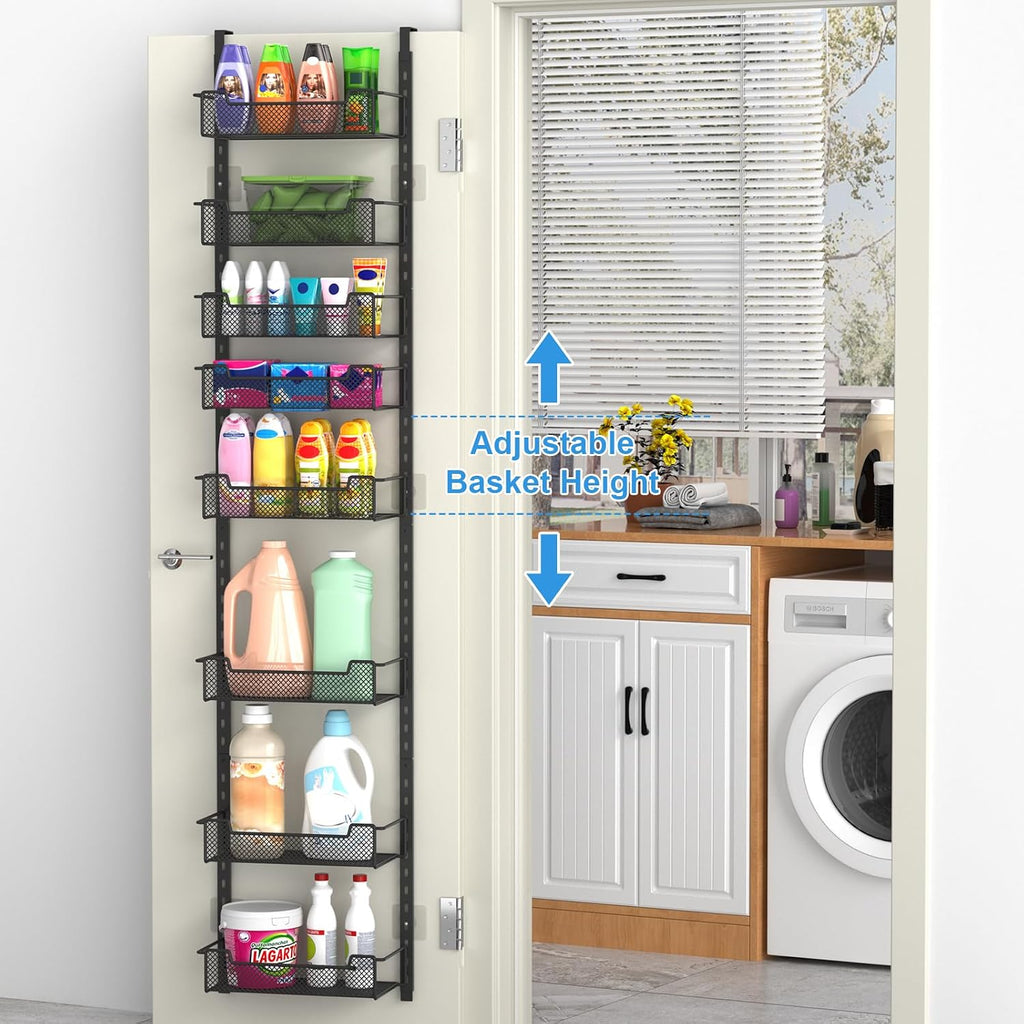 8-Tier Over Door Spice Storage Rack
