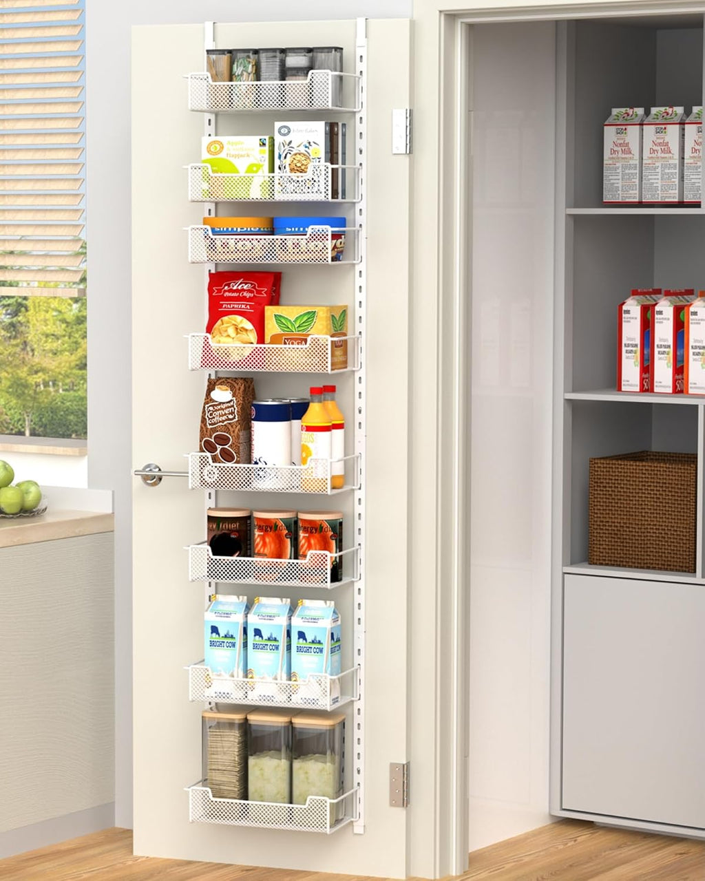 8-Tier Over Door Spice Storage Rack