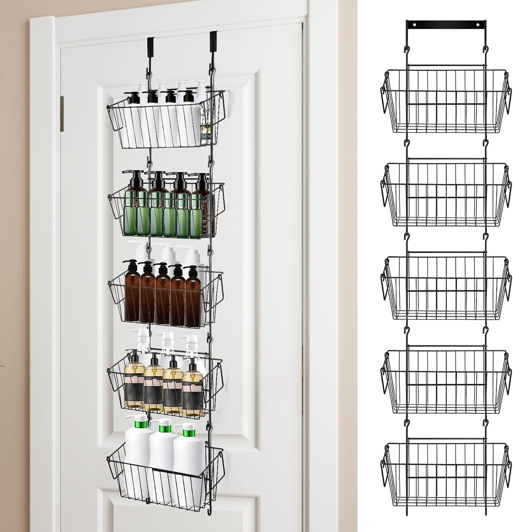 Over Door Storage Organizer With Baskets
