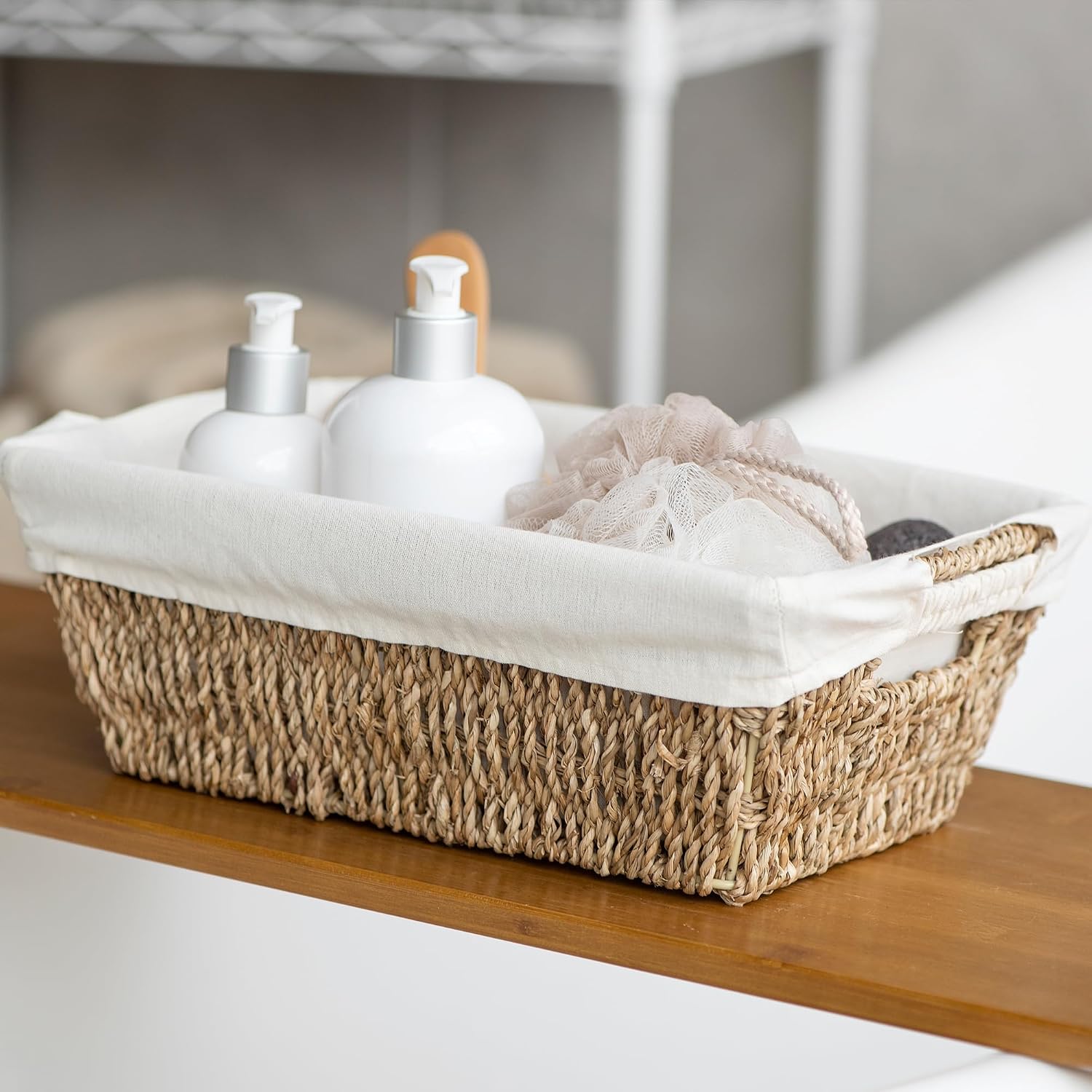 Handwoven Seagrass Storage Baskets