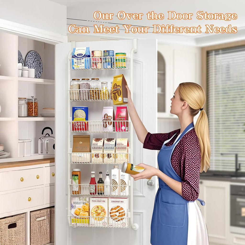 Over Door 6-Tier Hanging Spice Rack