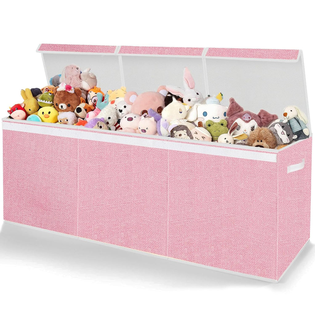 Foldable Toy Storage Chest with Lid