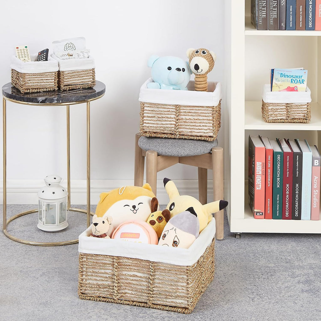 Seagrass Wicker Storage Baskets