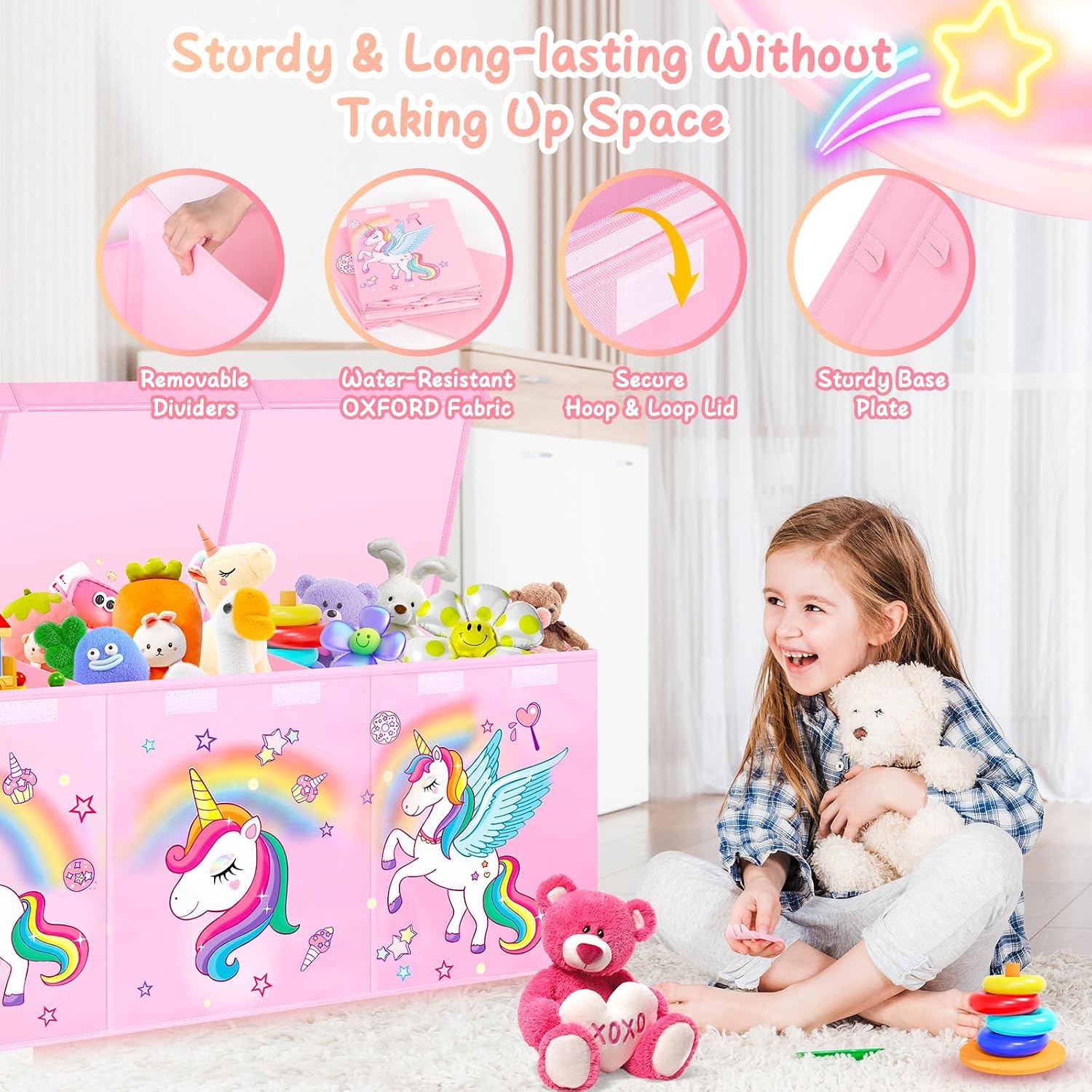 Collapsible Large Toy Storage Chest