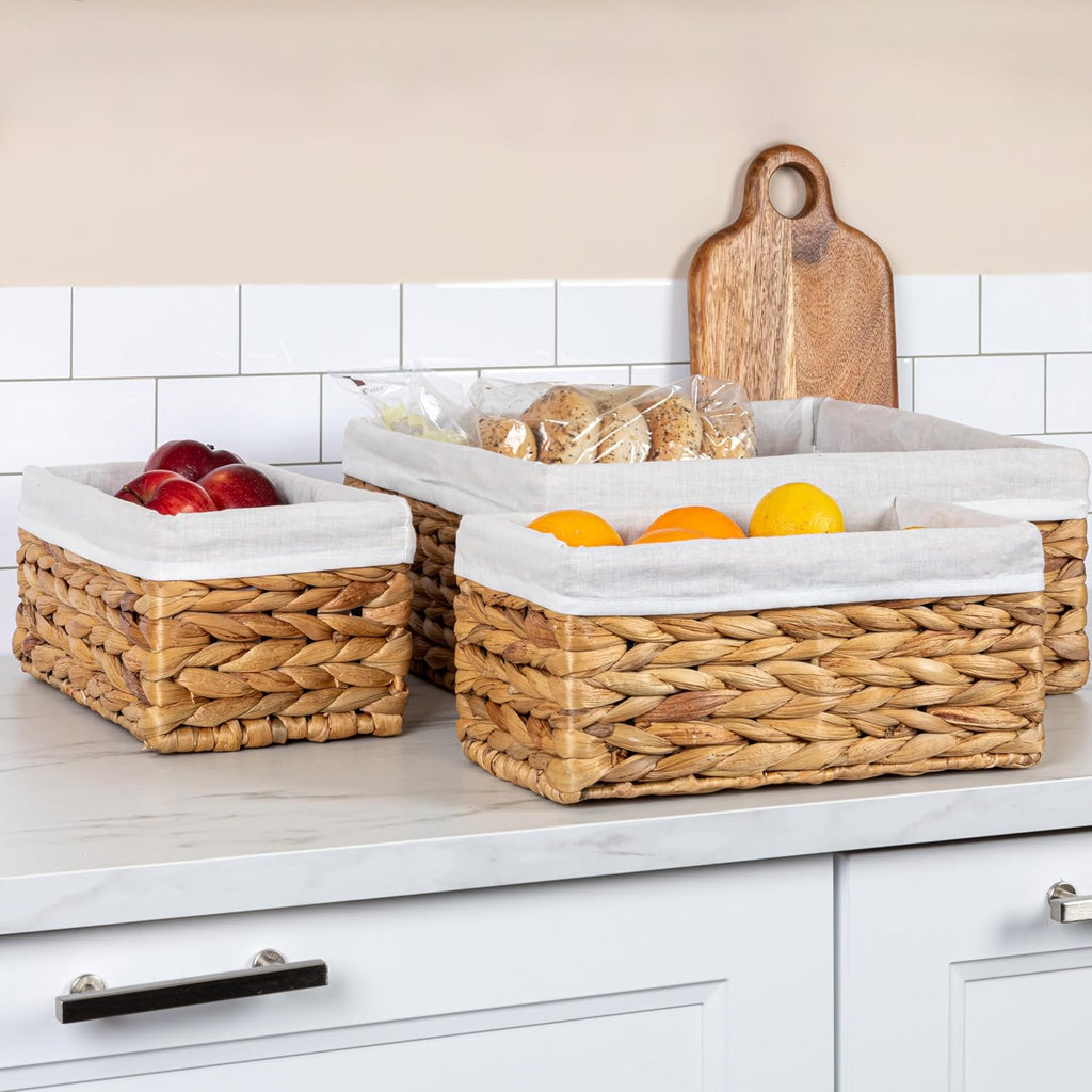 Seagrass Baskets With Removable Liners