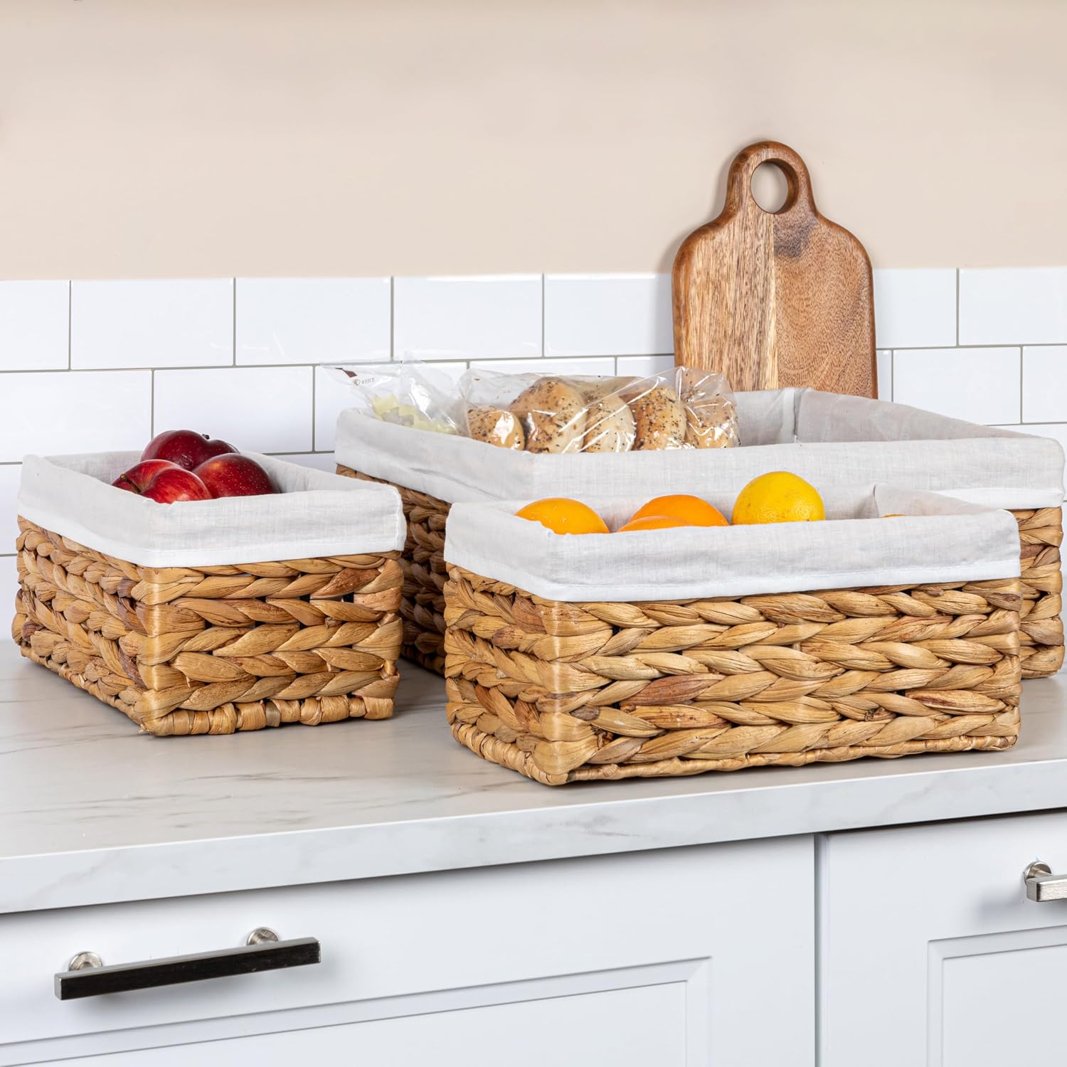 Seagrass Baskets With Removable Liners
