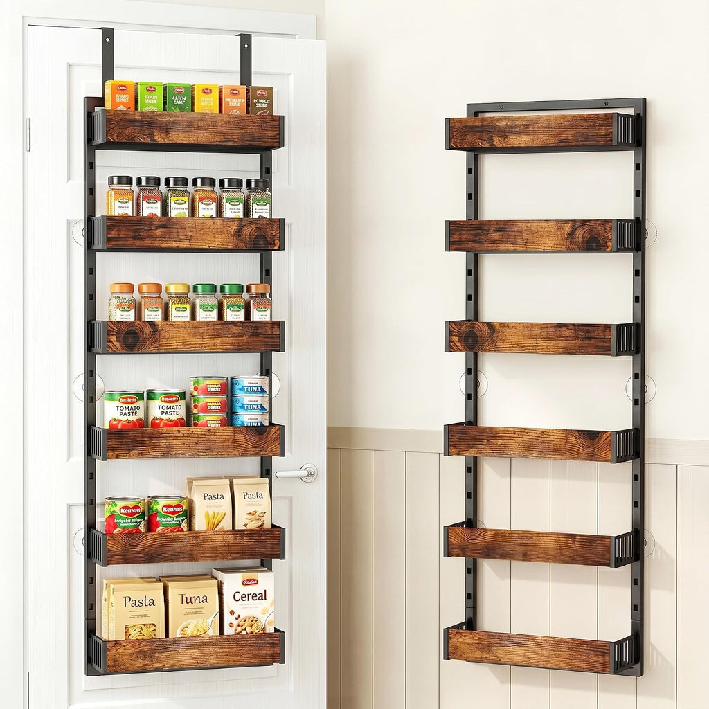 Over Door Adjustable Storage Spice Rack